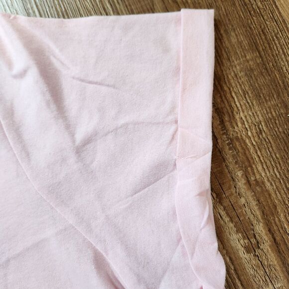 🔹️Recycled Threads Pink "Don't Be Shady" Cool Cat Crop Top XLarge - Picture 4 of 6